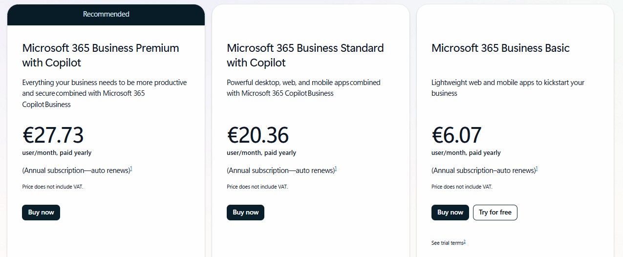 Tarifs Microsoft Bookings